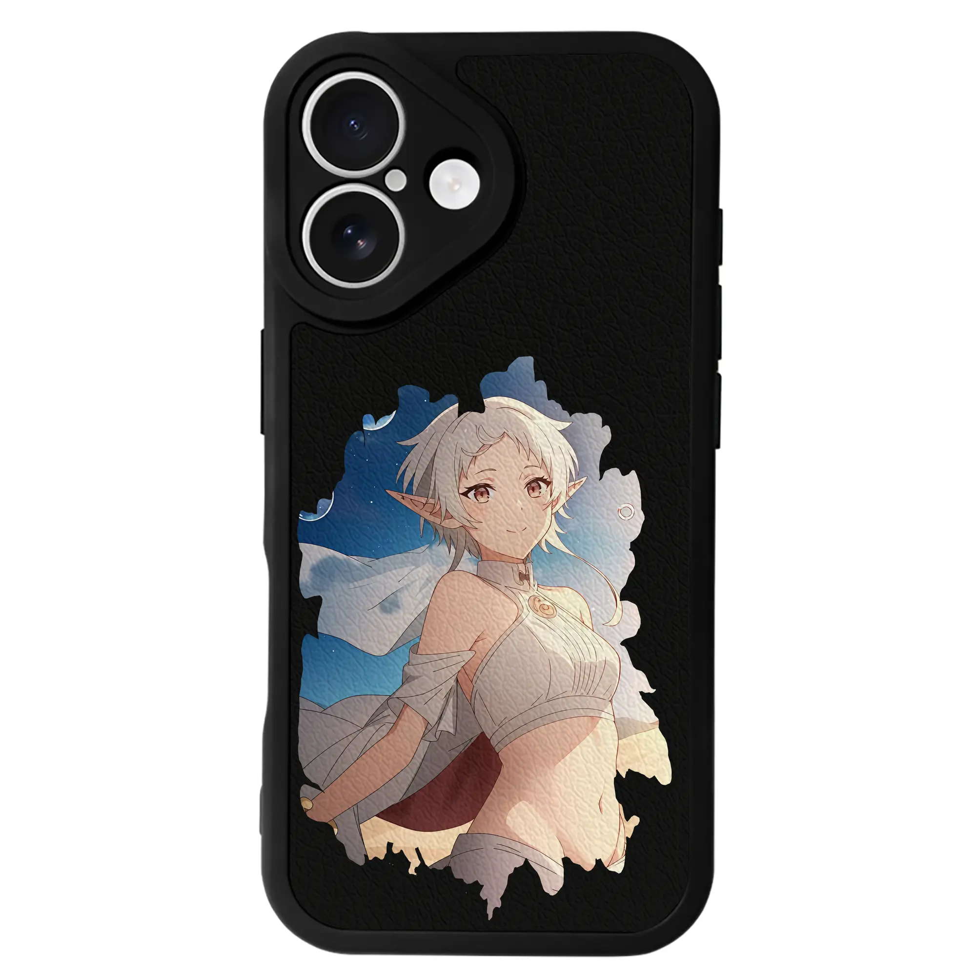 無職転生 グッズ,シルフィエット - IPhone 16シリーズ対応 ・ シリコンスマホケース ・ レザー調 ・ 高精度フィット ・ 耐衝撃 ・ ワイヤレス充電対応 ・ 精密カット